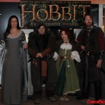 Roxanna Meta as Arwen, Knave Murdock as the Dwarf, Mab as the Hobbit lady, and Lieven Leroy as Aragorn.